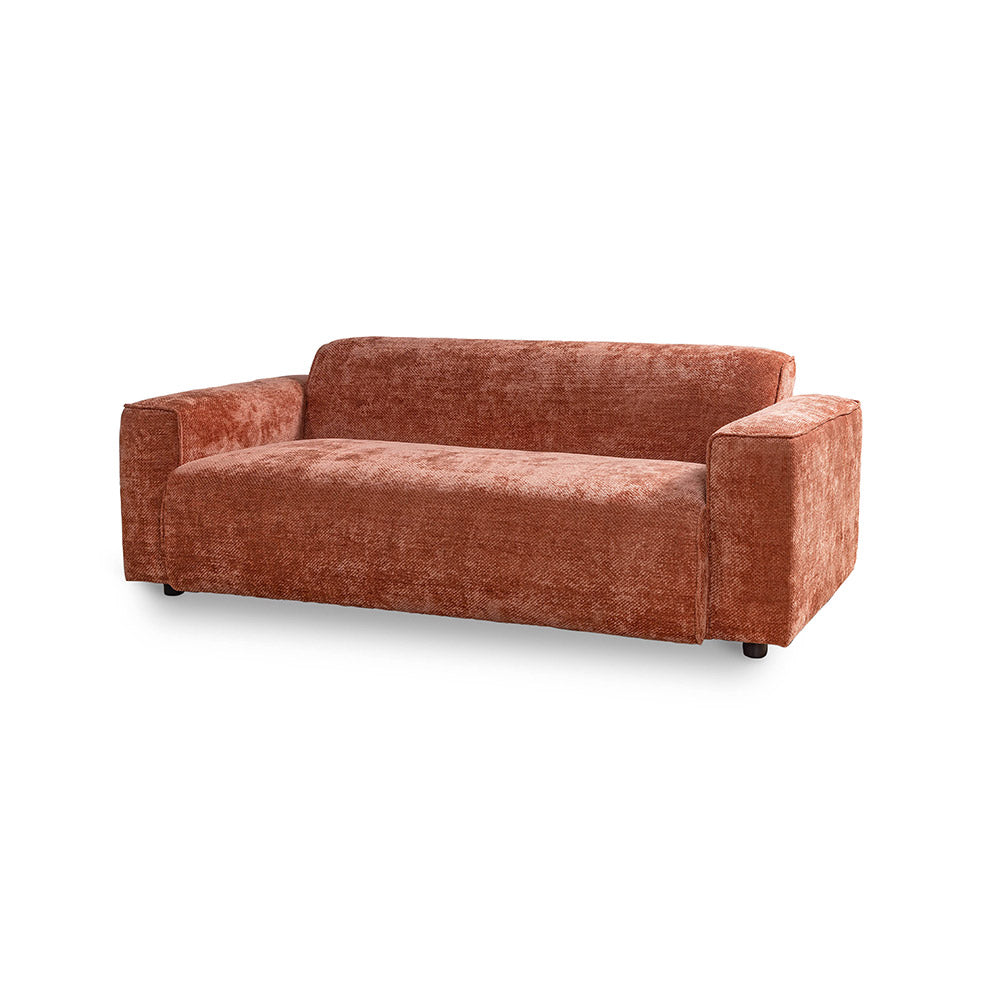 Starlight Sparkle 3 Seater Sofa - Dusty Rose Brown