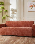 Starlight Sparkle 3 Seater Sofa - Dusty Rose Brown