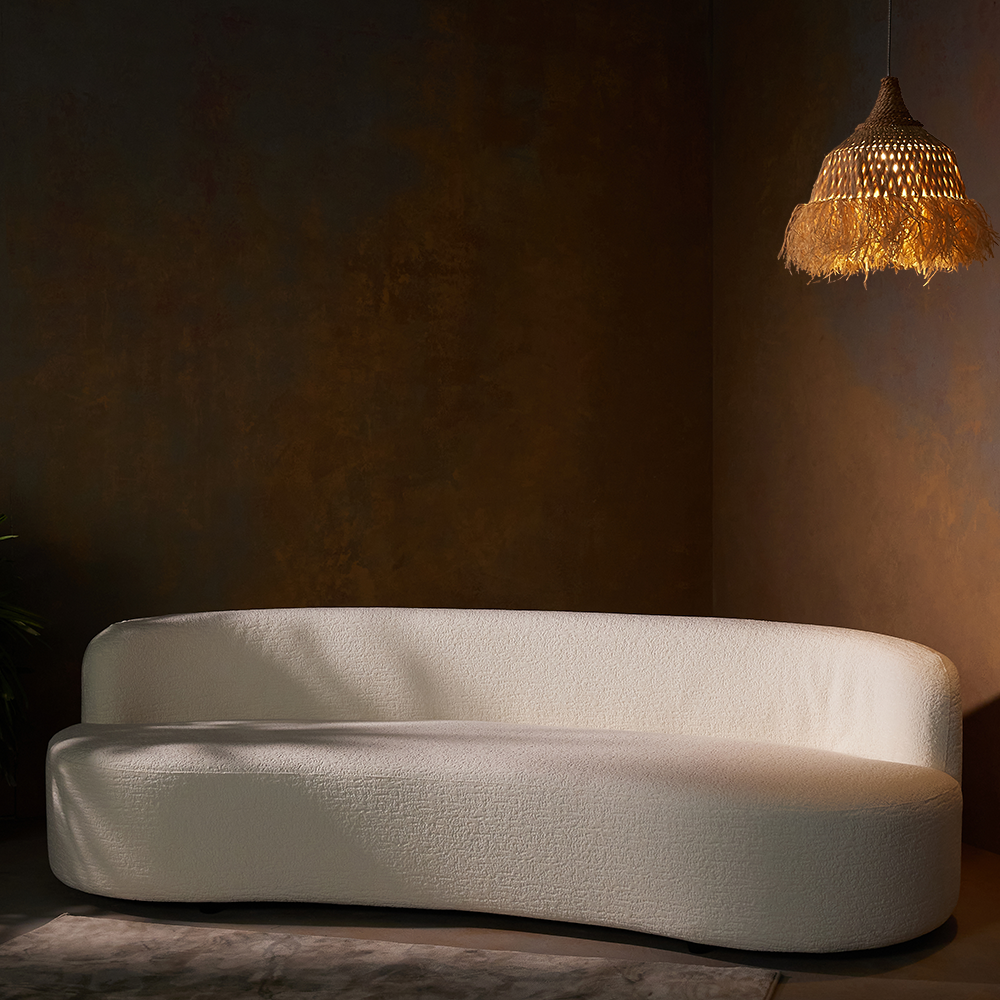 Isabella YewYield 3 Seater Sofa - White