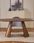 Andrew Hughes 6 Seater Dining Table - Dark Walnut