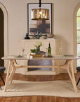 Olivia Judd 6 Seater Dining Table - White Oak