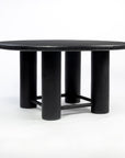 Elysianis Leewell 6 Seater Dining Table - Black