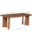 Serenzia Franz 6 Seater Dining Table - Brown
