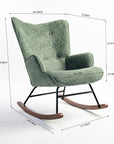 Nexora Prime Rocking Chair - Green