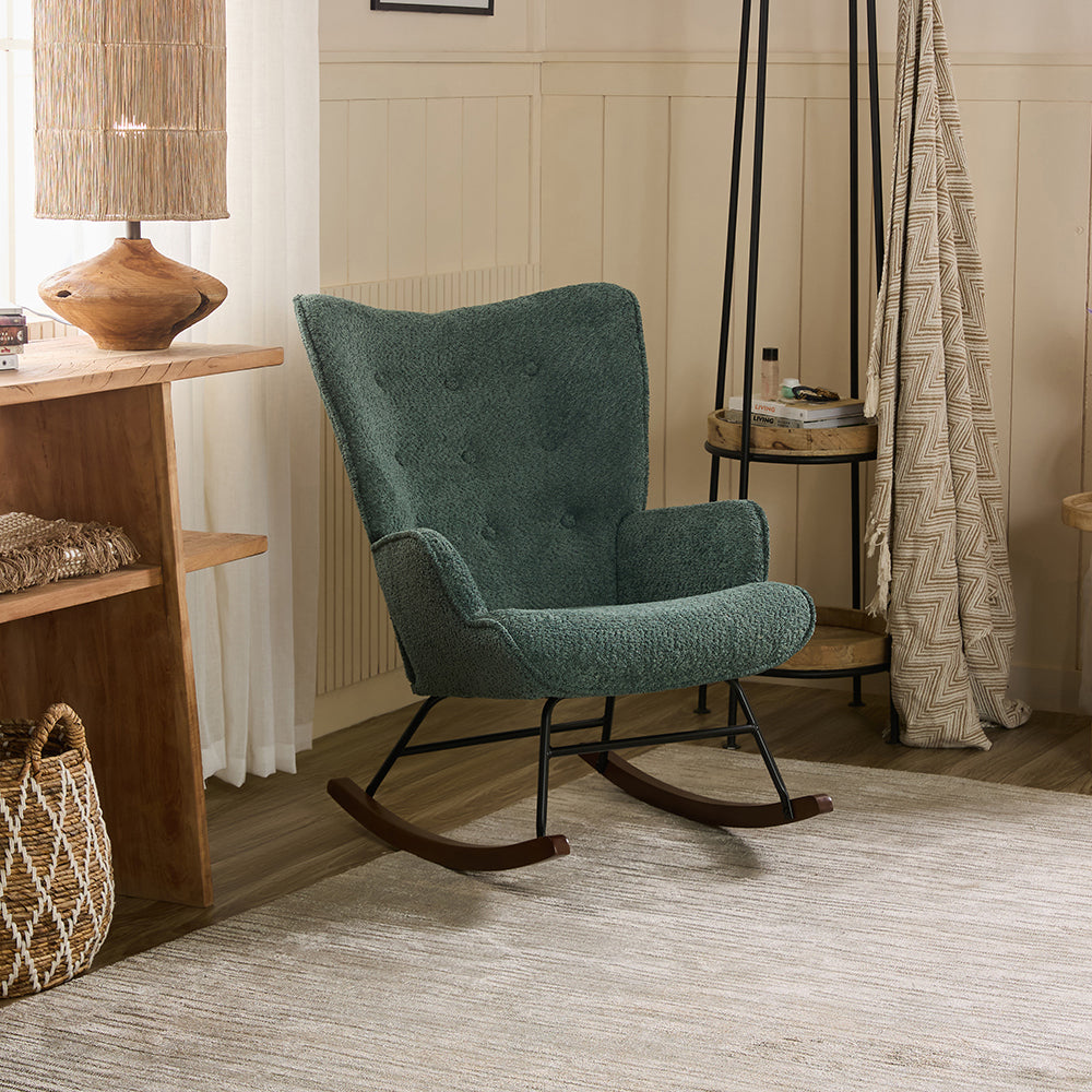 Nexora Prime Rocking Chair - Green