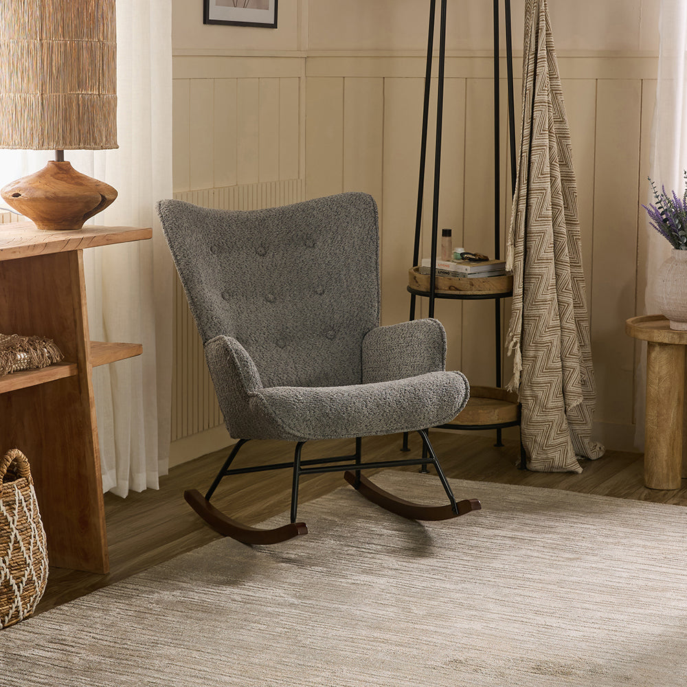 Nexora Prime Rocking Chair - Grey
