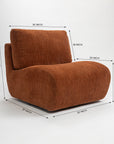 Auralis Shore Domain Sofa - Deep Terra