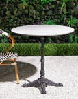 Emberfield Glow Aluminium Restaurant Table - White