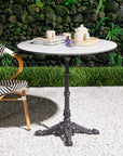 Emberfield Glow Aluminium Restaurant Table - White