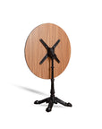 Emberfield Glow Aluminium Restaurant Table - Brown