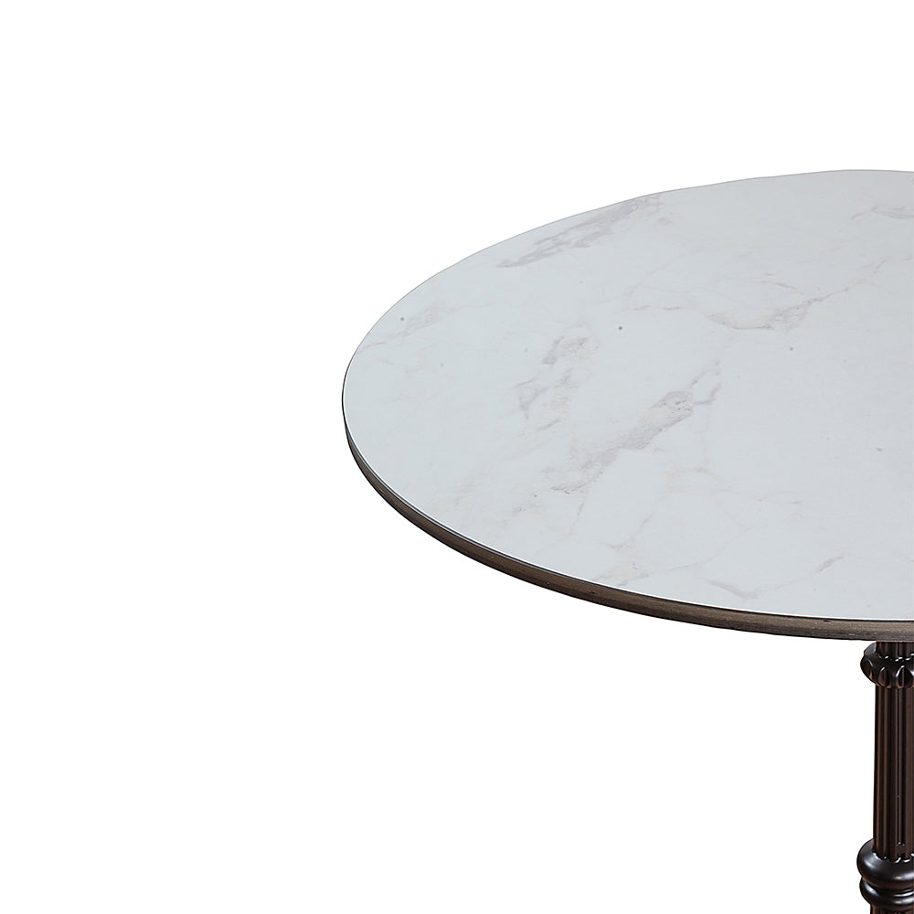 Emberfield Glow Aluminium Restaurant Table - White