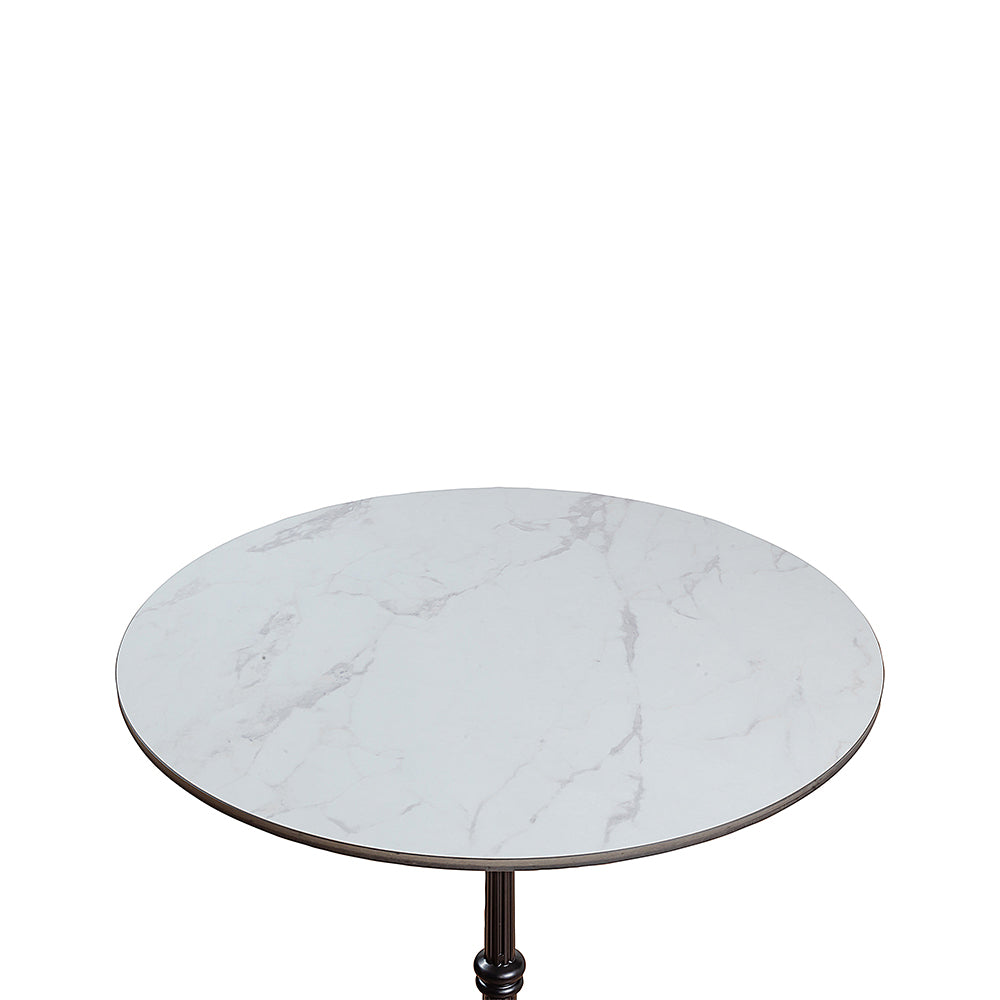 Emberfield Glow Aluminium Restaurant Table - White