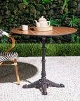 Emberfield Glow Aluminium Restaurant Table - Brown