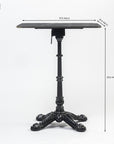 Driftora Breeze Aluminium Restaurant Table - Black