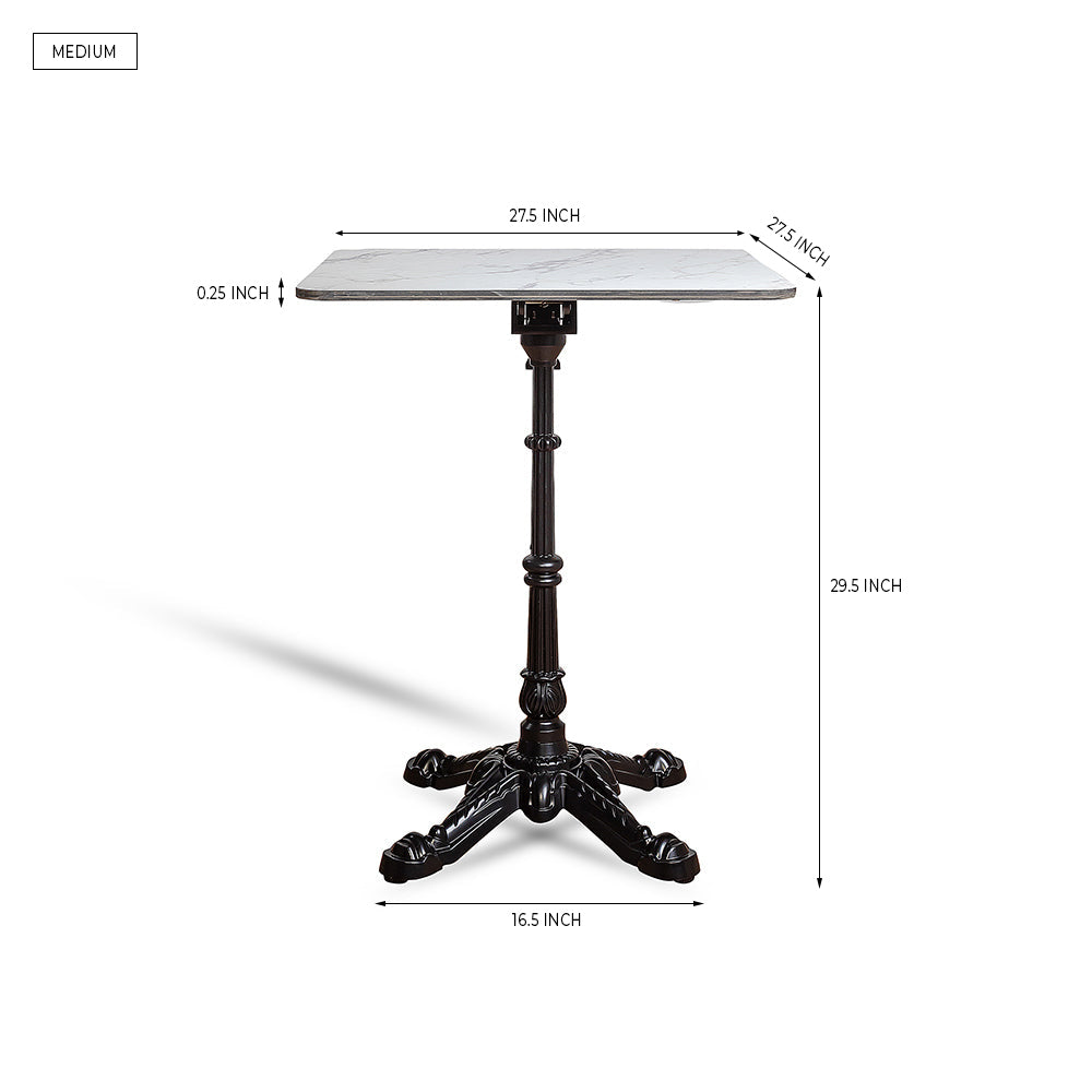 Driftora Breeze Aluminium Restaurant Table - White