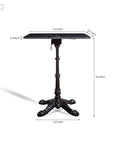 Driftora Breeze Aluminium Restaurant Table - Black