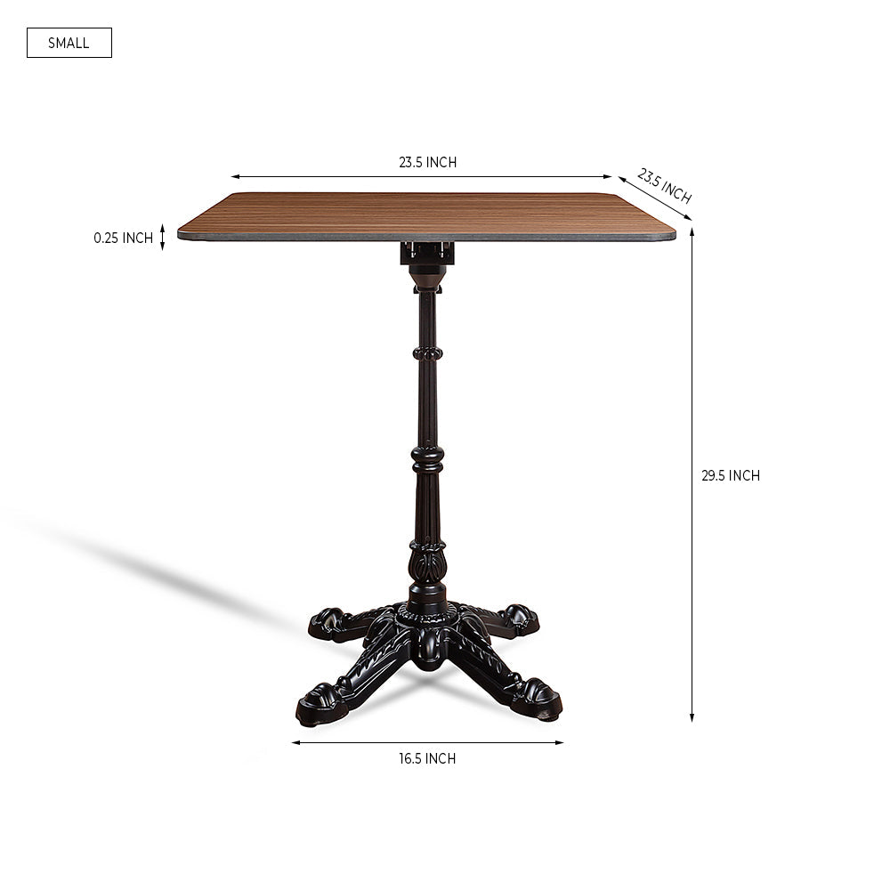 Driftora Breeze Aluminium Restaurant Table - Brown