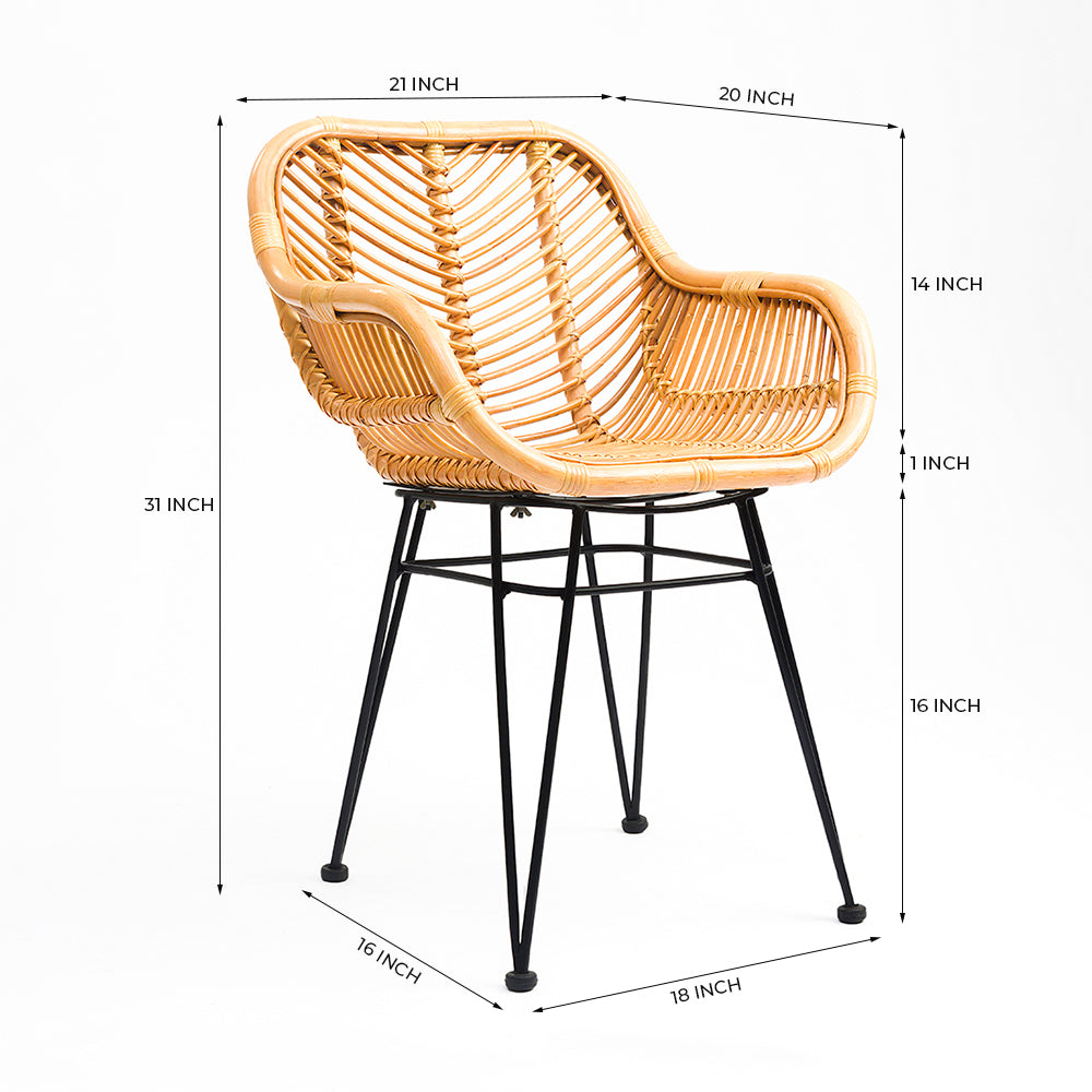 Breeze Rattan Semi Outdoor Chair