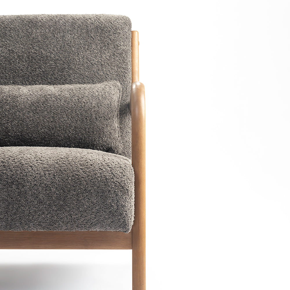 Blue Betty Arm Chair - Grey