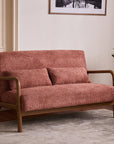 Roxanne 2 seater Sofa - Rose Brown