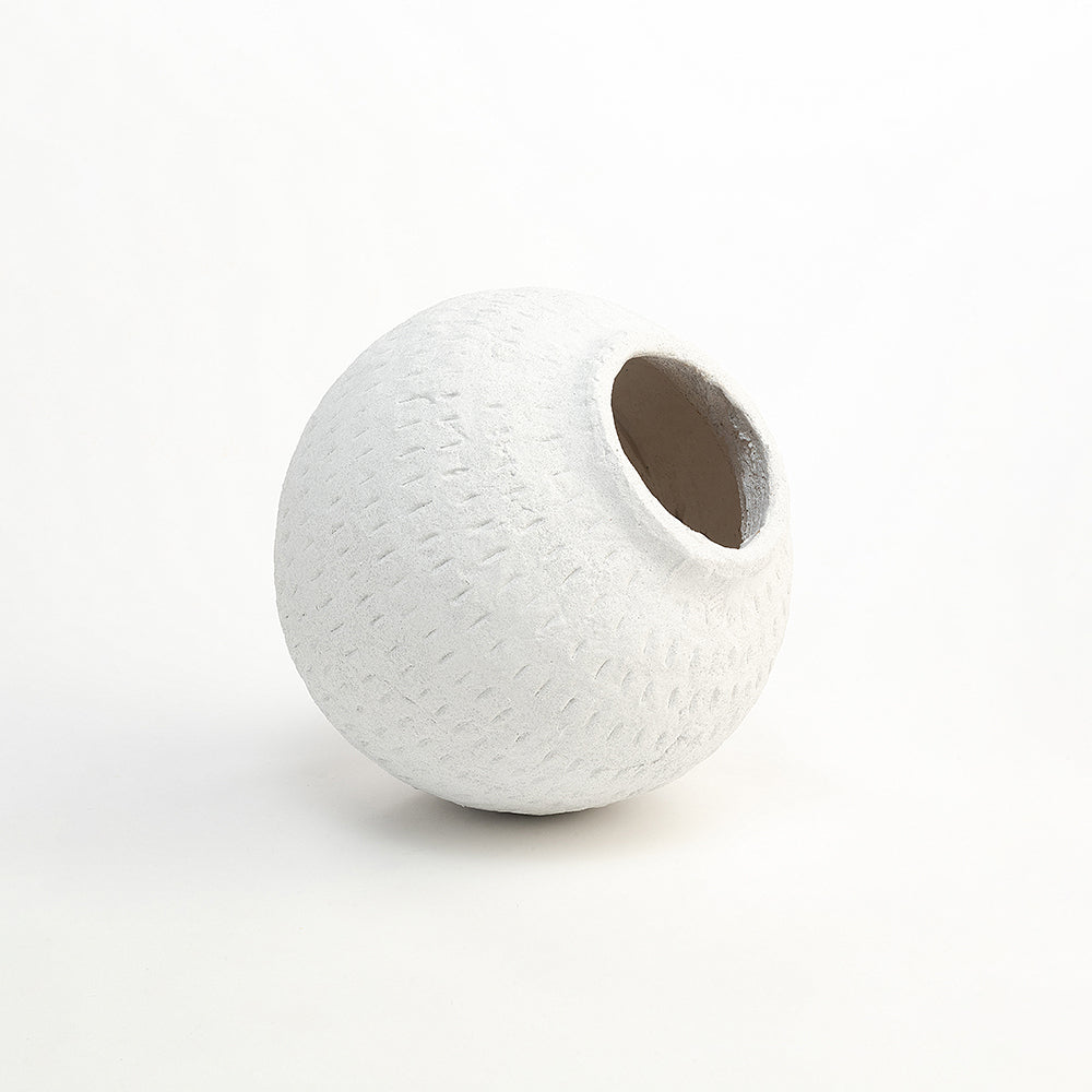 White Derek Terracotta Vase