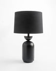 Dove Glimmer Table Lamp - Black