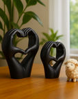 Heart in Hand Polyresin Sculpture