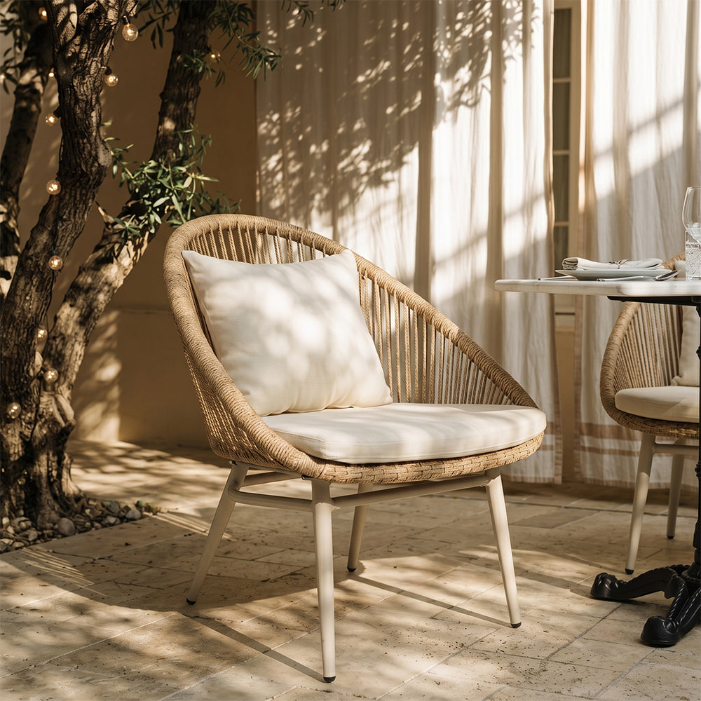 Mott Rattan Outdoor Chair