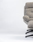 Allman Boucle Chair with ottoman