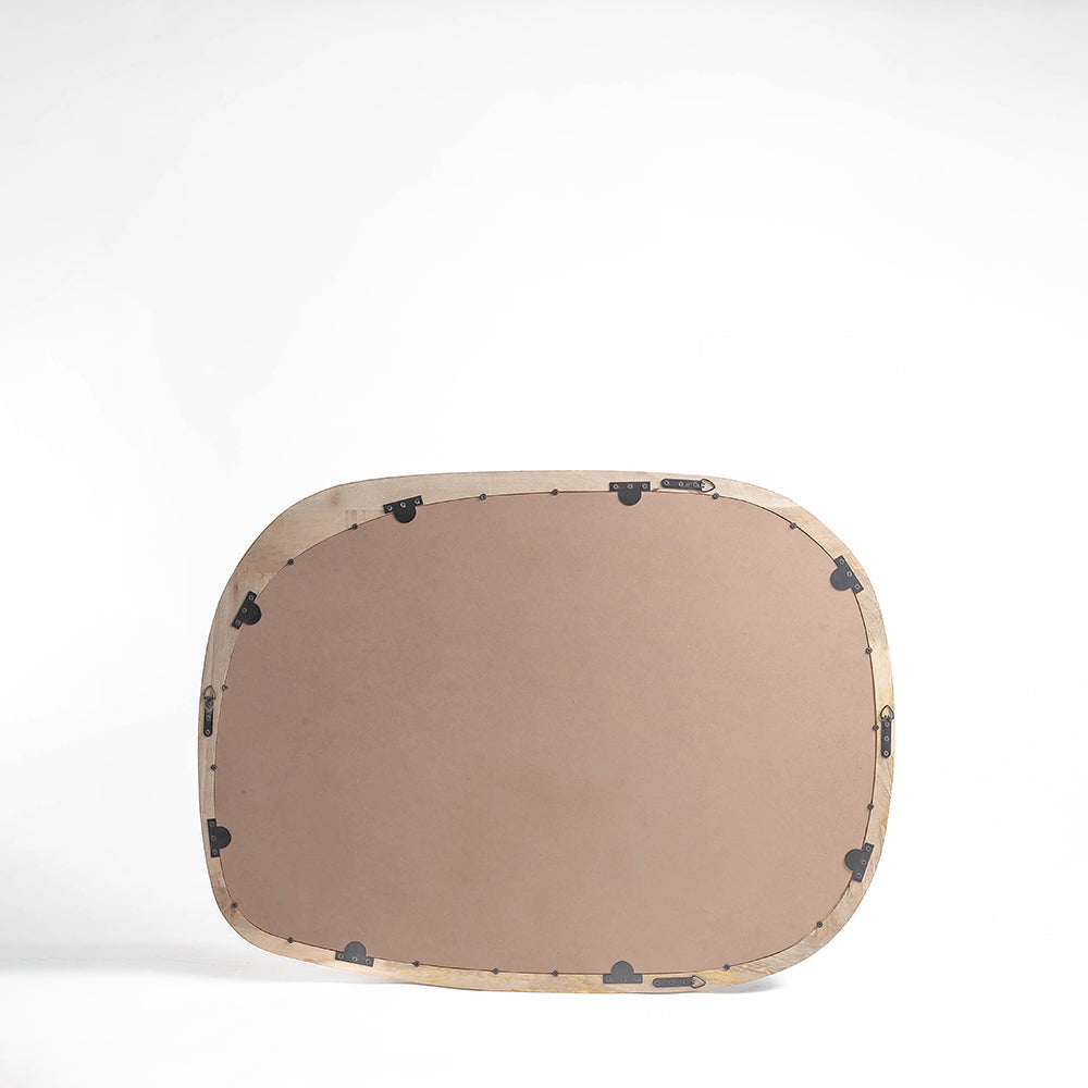 Mango Frost Mirror Frame - Walnut