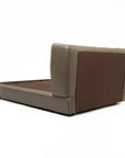 Bronze Tan Leather Bed