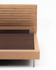 Sable Leather Bed