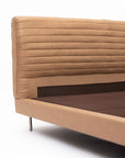 Sable Leather Bed