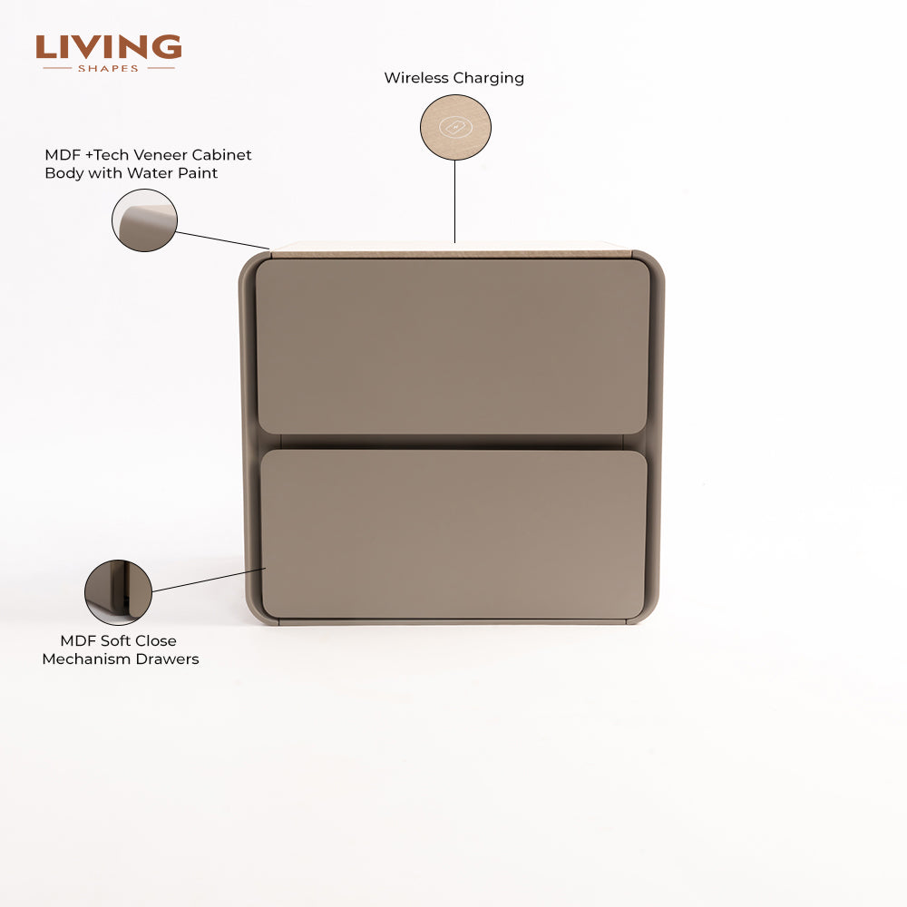 Techno Bedside Table
