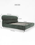 Atlas Upholstered Bed - Boucle