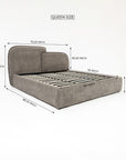 Cloud Upholstered Bed - Boucle