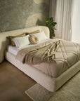 Boucle Bliss Upholstered Bed