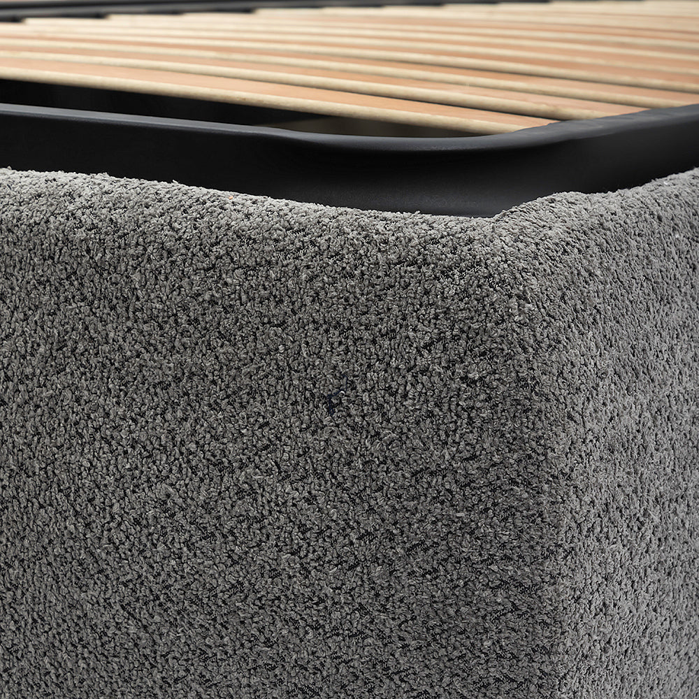 Heritage Upholstered Bed - Boucle - King Queen Double