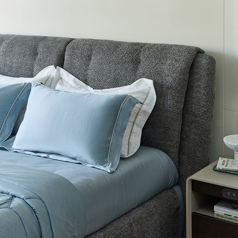Heritage Upholstered Bed - Boucle - King Queen Double