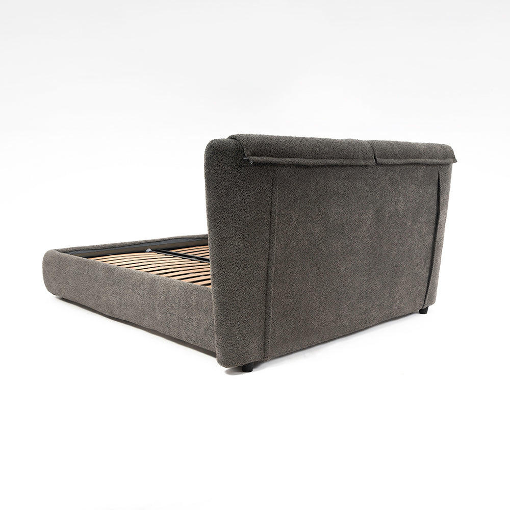 Heritage Upholstered Bed - Boucle - King Queen Double