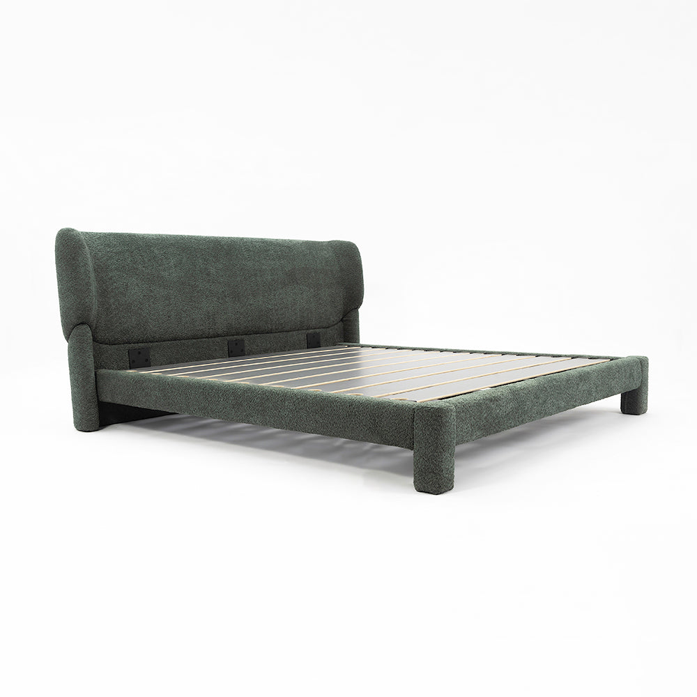 Forge Upholstered Bed - Boucle - King Queen Double