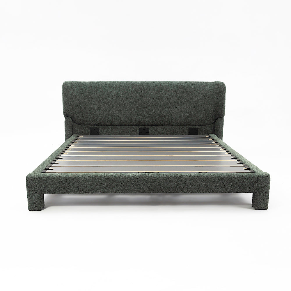 Forge Upholstered Bed - Boucle - King Queen Double
