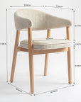Beechcraft Dining Chair - Beige