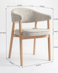 Beechcraft Dining Chair - Light Brown