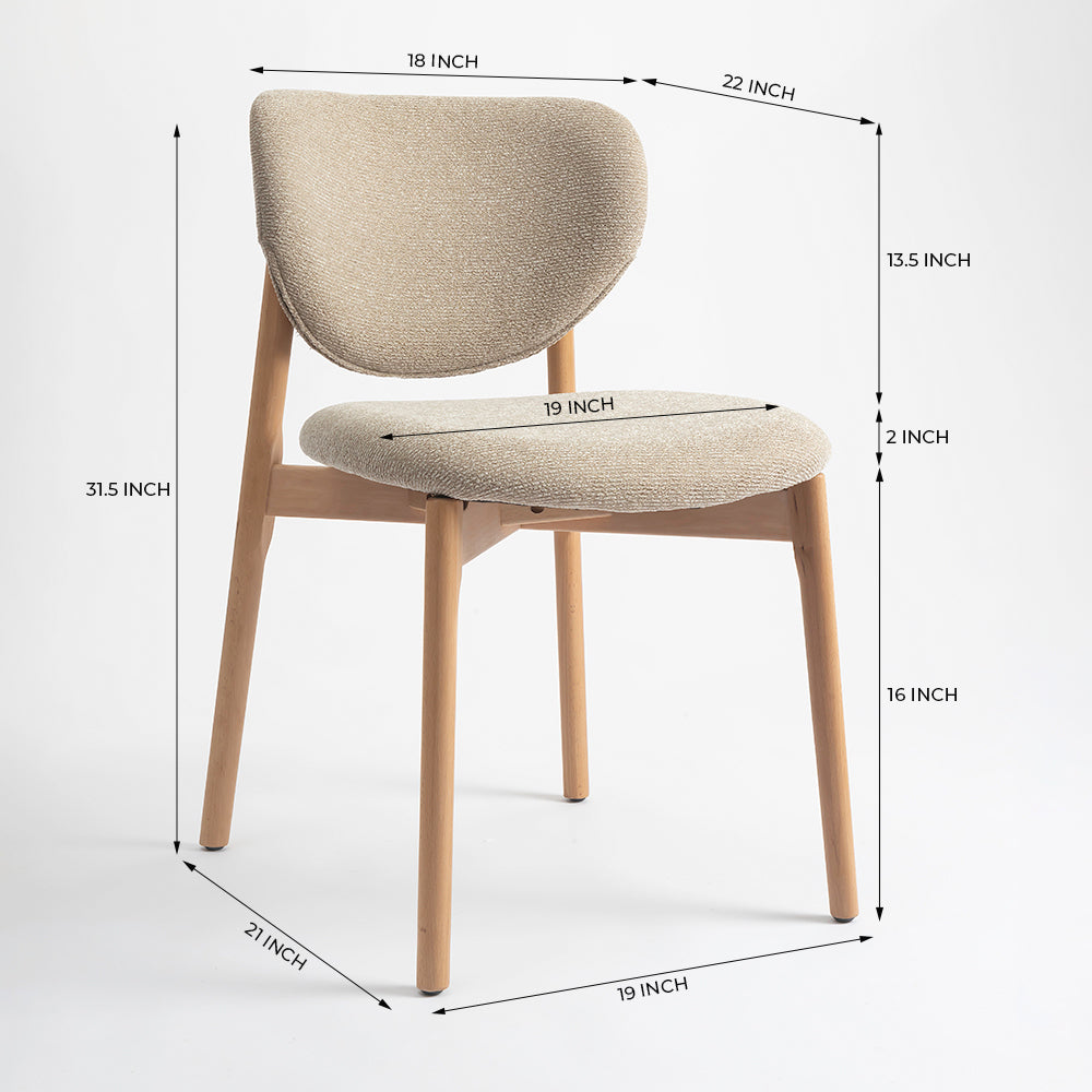 Beechline Dining Chair - Flaxen