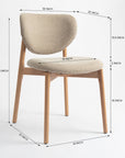 Beechline Dining Chair - Flaxen