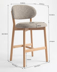 Vangaurd Bar Chair - Light Khaki