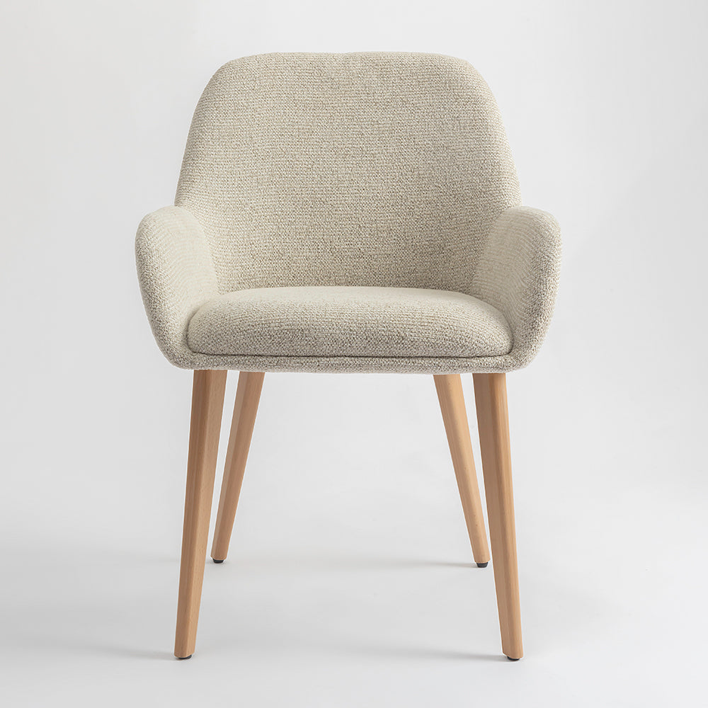 Ashford Wooden Dining Chair - Beige
