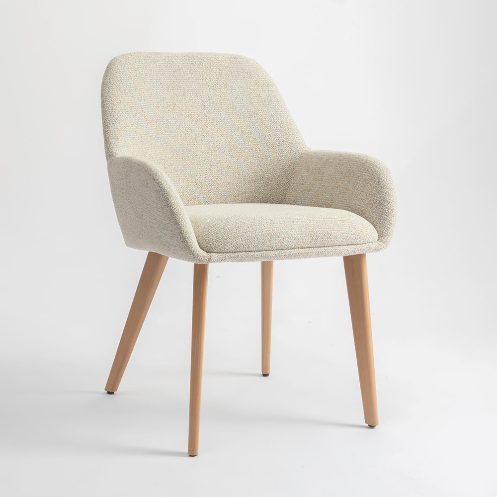 Ashford Wooden Dining Chair - Beige