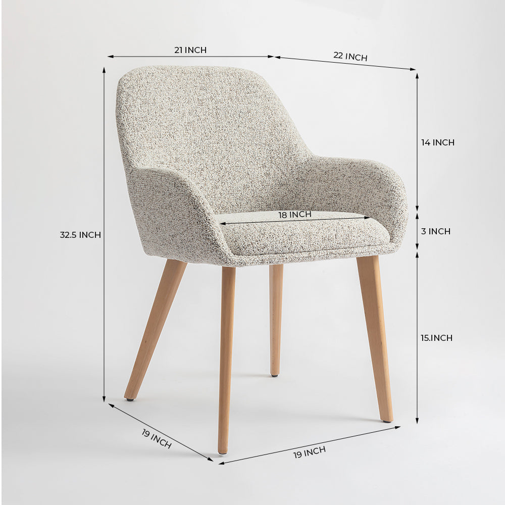 Ashford Dining Chair - Light Brown